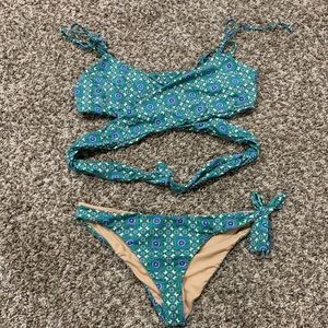 JCREW PATTERNED BIKINI